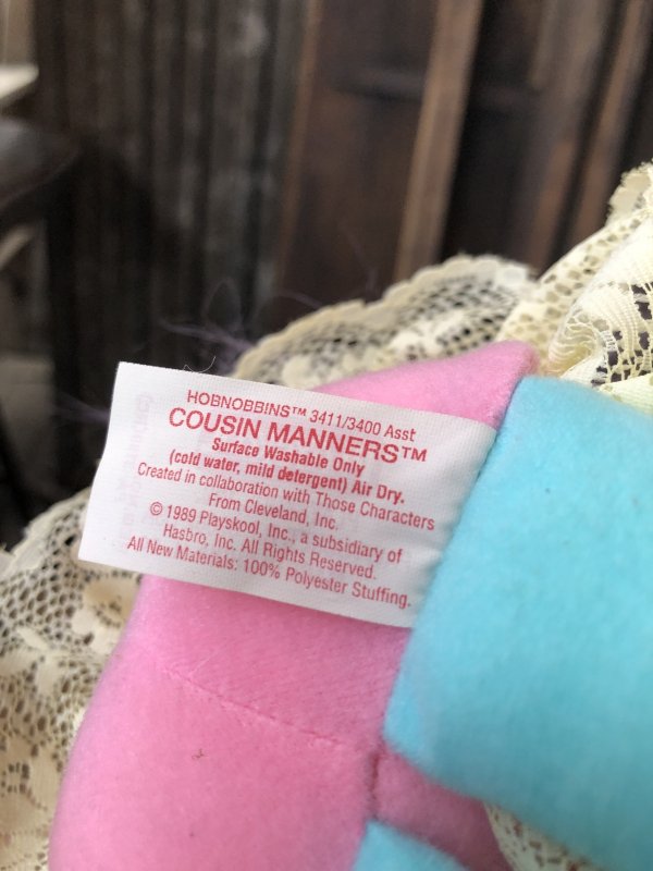 画像8: 80s Vintage Playskool Hobnobbins Plush Doll " Cousin Manners " (A492)  