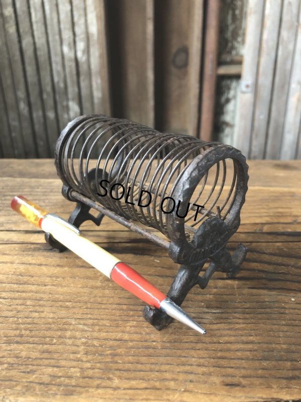 画像11: Antique K Diamond Victorian Cast Iron Letter Holder (A503)  