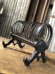 画像2: Antique K Diamond Victorian Cast Iron Letter Holder (A503)   (2)