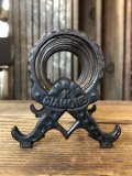 Antique K Diamond Victorian Cast Iron Letter Holder (A503)  