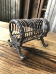 画像4: Antique K Diamond Victorian Cast Iron Letter Holder (A503)   (4)