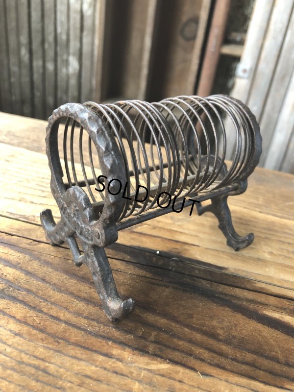 画像4: Antique K Diamond Victorian Cast Iron Letter Holder (A503)  