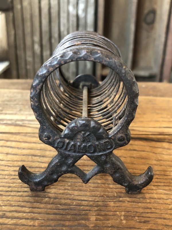画像6: Antique K Diamond Victorian Cast Iron Letter Holder (A503)  