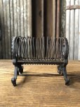画像3: Antique K Diamond Victorian Cast Iron Letter Holder (A503)   (3)