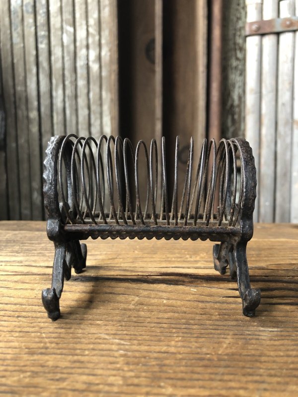 画像3: Antique K Diamond Victorian Cast Iron Letter Holder (A503)  