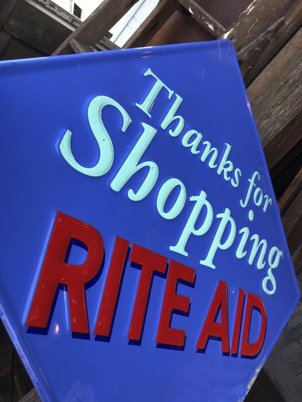 画像4: Vintage Advertising RITE AID Store Display Sign Thanks for Shopping (A504)  