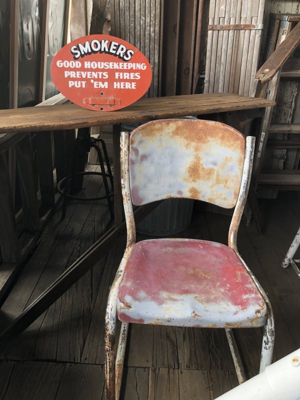 画像10: 50s Vintage Smokers Gas Station Heavy Metal Display Sign (A505)   