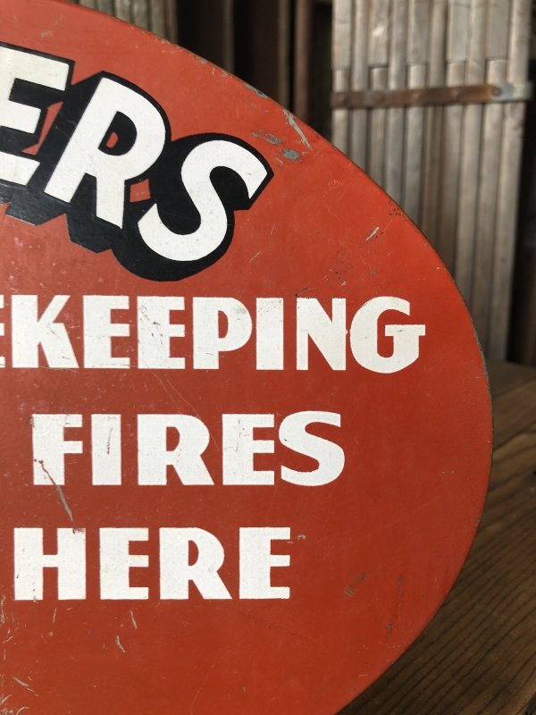 画像6: 50s Vintage Smokers Gas Station Heavy Metal Display Sign (A505)   