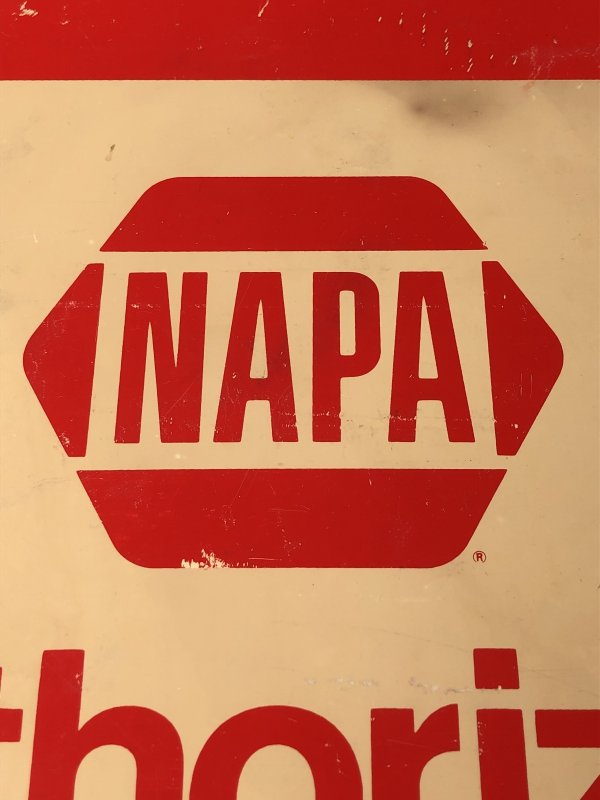 画像2: Vintage NAPA Authorized Brake Shop Double Sided Sign (A506)  