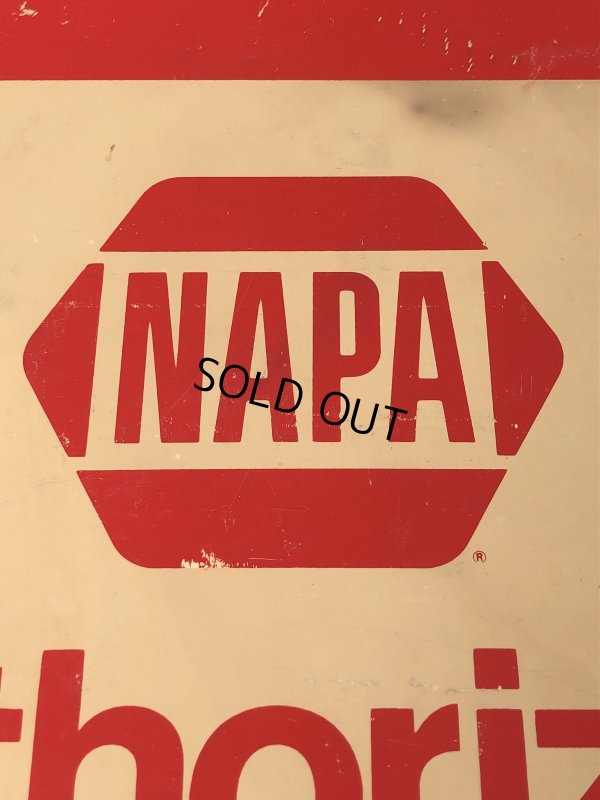 画像2: Vintage NAPA Authorized Brake Shop Double Sided Sign (A506)  