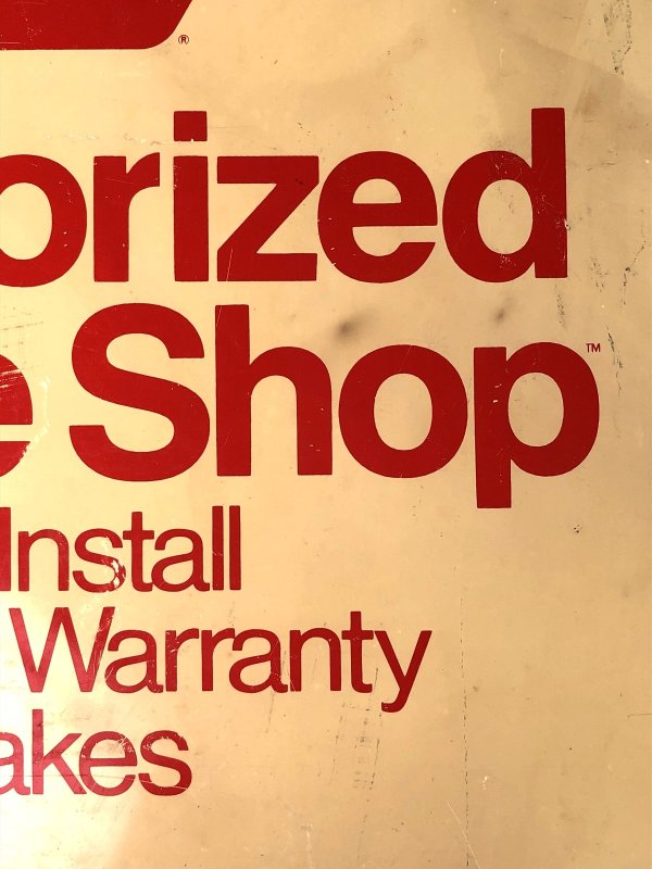 画像4: Vintage NAPA Authorized Brake Shop Double Sided Sign (A506)  