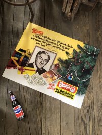 70s Vintage Wendys Advertising Cardboard Store Display Sign (A507)  