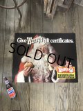 70s Vintage Wendys Advertising Cardboard Store Display Sign (A508)  
