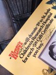画像3: 70s Vintage Wendys Advertising Cardboard Store Display Sign (A507)   (3)