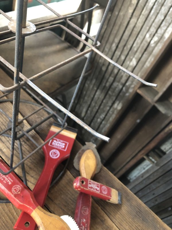 画像8: Vintage Advertising Red Devil Paint Painters And Glaziers Tool Store Display Rack HTF!!! (A509)  