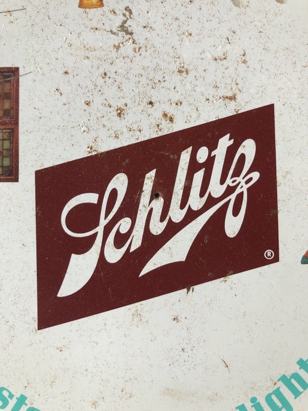 画像2: 60s Vintage Schlitz Beer Metal Tray (A512)