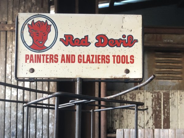 画像20: Vintage Advertising Red Devil Paint Painters And Glaziers Tool Store Display Rack HTF!!! (A509)  