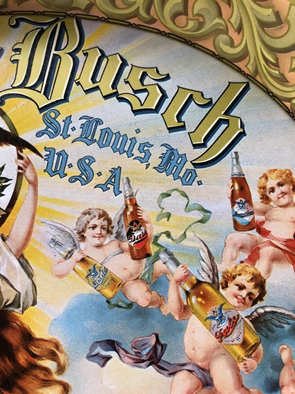 画像5: Vintage Anheuser-Busch Beer Metal Tray (A510)