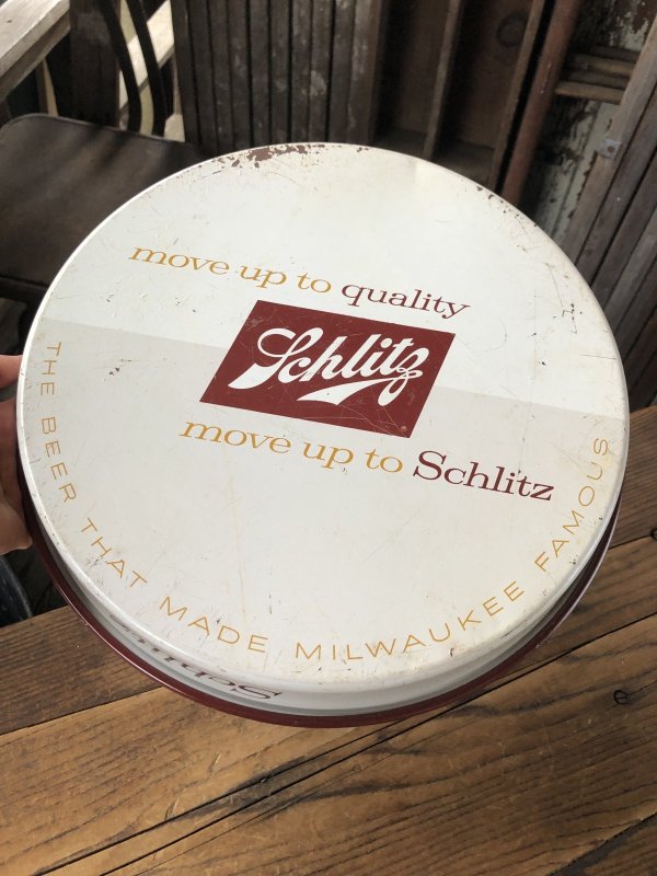 画像7: 50s Vintage Schlitz Beer Metal Tray (A513)