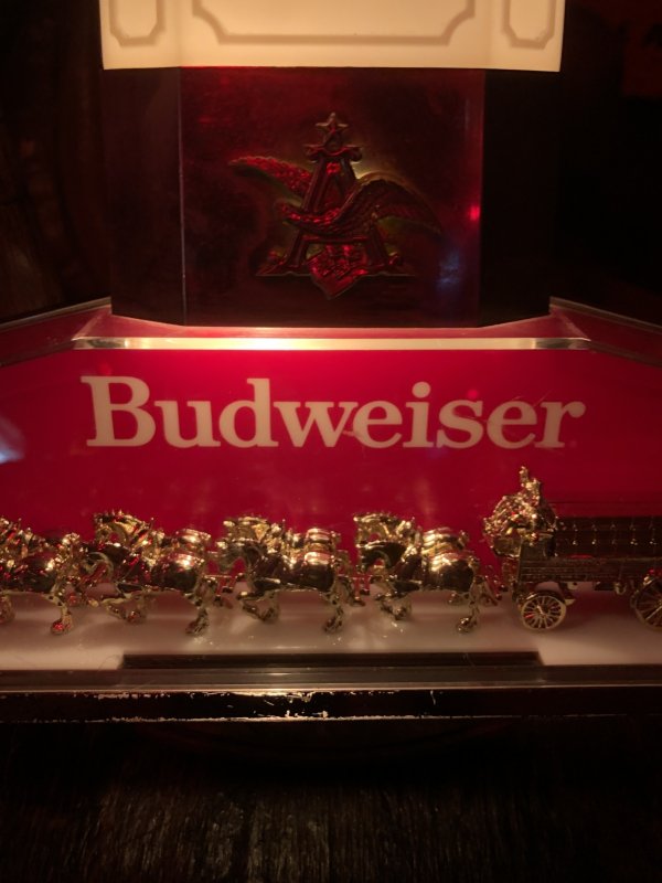 画像19: Vintage Anheuser-Busch Budweiser Clydesdale Store Display Lighted Sign (A515) 