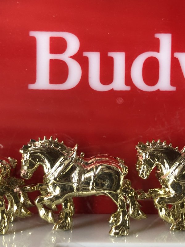 画像8: Vintage Anheuser-Busch Budweiser Clydesdale Store Display Lighted Sign (A515) 