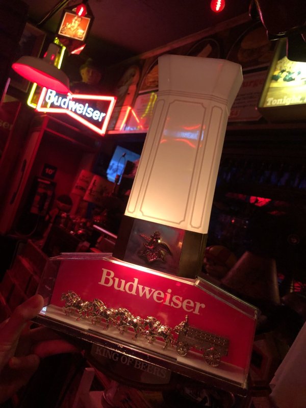 画像21: Vintage Anheuser-Busch Budweiser Clydesdale Store Display Lighted Sign (A515) 