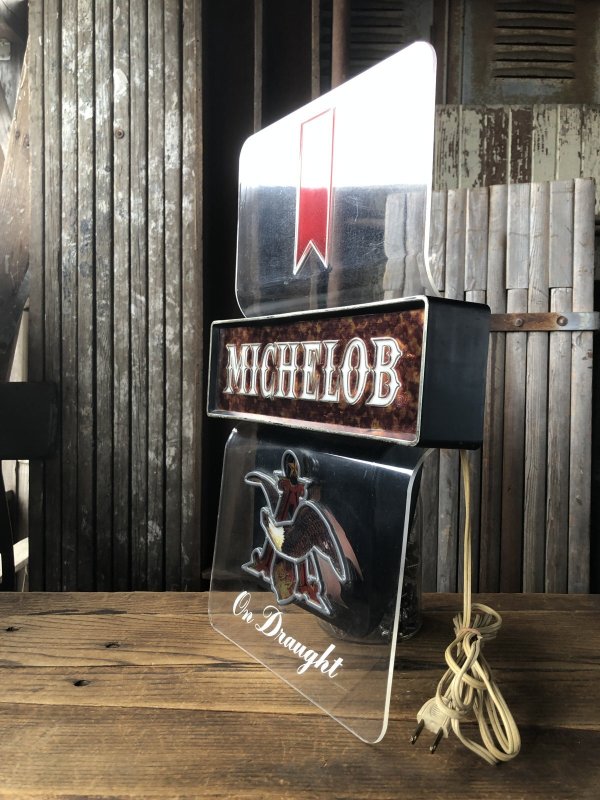 画像2: 70s Vintage Advertising Michelob Beer Store Display Light Sign (A516) 