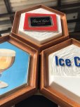 画像11: 60s Vintage CARLING Black Label Beer Ice Cold Counter Top Store Display Light Sign (A517)  (11)