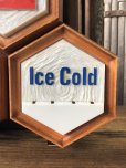 画像7: 60s Vintage CARLING Black Label Beer Ice Cold Counter Top Store Display Light Sign (A517)  (7)