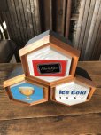 画像10: 60s Vintage CARLING Black Label Beer Ice Cold Counter Top Store Display Light Sign (A517)  (10)