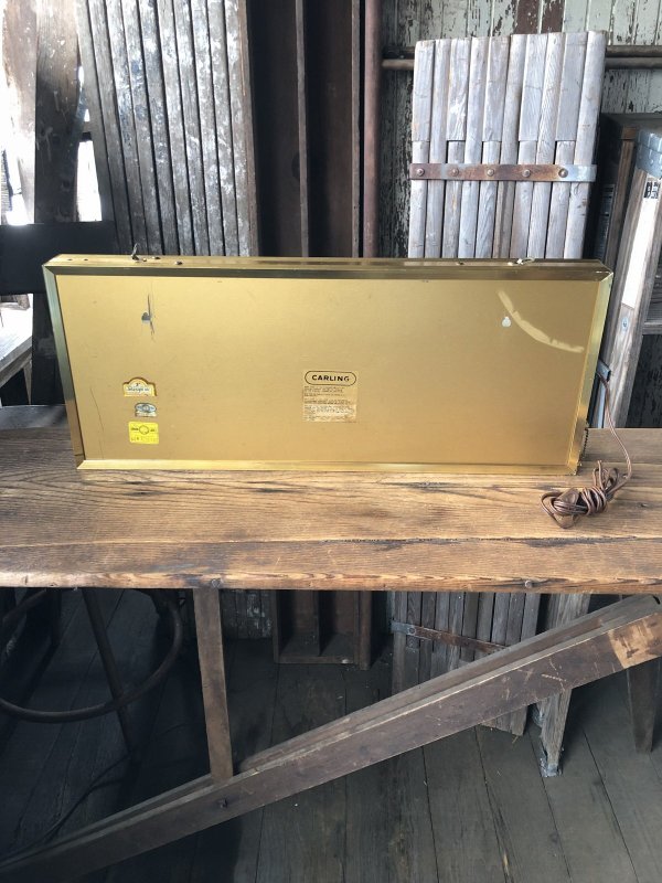 画像4: 60s Vintage CARLING Black Label Beer People Like It! Store Display Light Sign (A518) 
