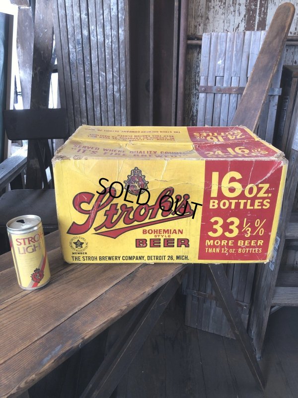 画像13:  Vintage Advertising STROH Brewery Bohemian Beer Waxboard Boxe Case Crate (A519) (A513)