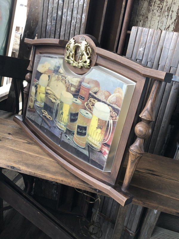 画像8: 70s Vintage CARLING Black Label Beer Store Display Light Up Wall Sign (A519) 