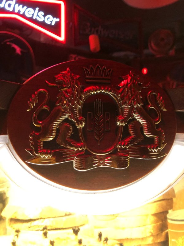 画像31: 70s Vintage CARLING Black Label Beer Store Display Light Up Wall Sign (A519) 