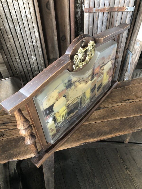 画像9: 70s Vintage CARLING Black Label Beer Store Display Light Up Wall Sign (A519) 