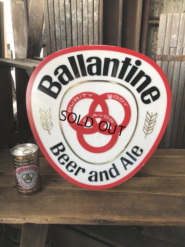 画像2: 60s Vintage BALLANTINE Beer and Ale Lighted Sign (A521) 