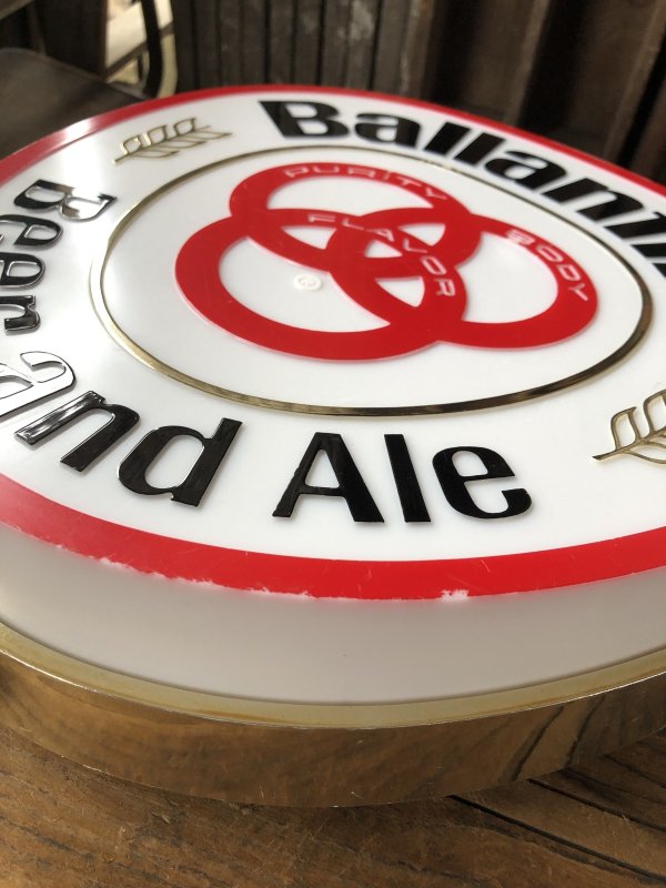 画像14: 60s Vintage BALLANTINE Beer and Ale Lighted Sign (A521) 