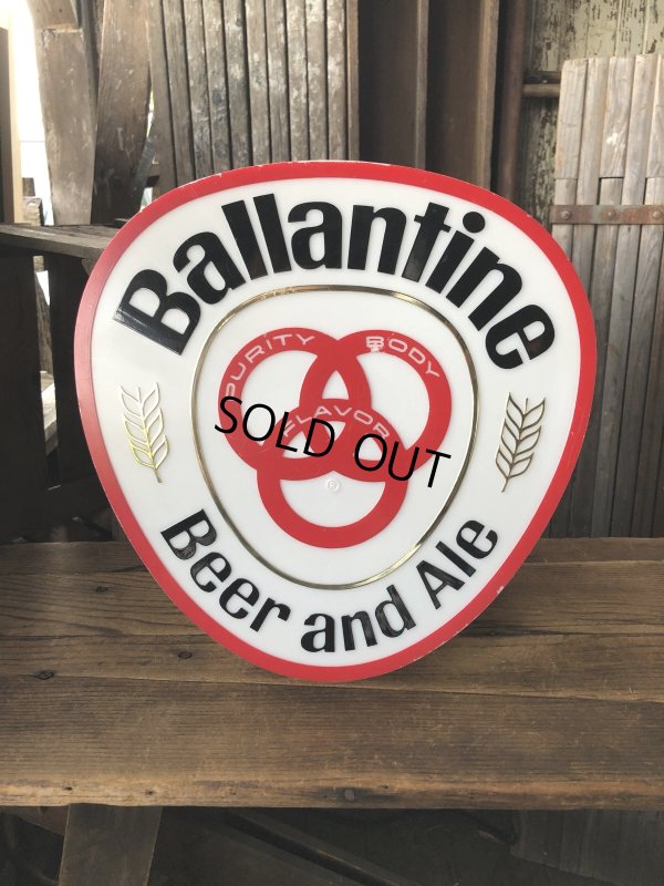 画像25: 60s Vintage BALLANTINE Beer and Ale Lighted Sign (A521) 