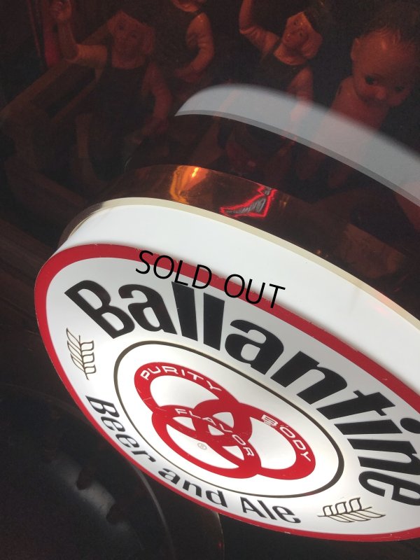 画像18: 60s Vintage BALLANTINE Beer and Ale Lighted Sign (A521) 