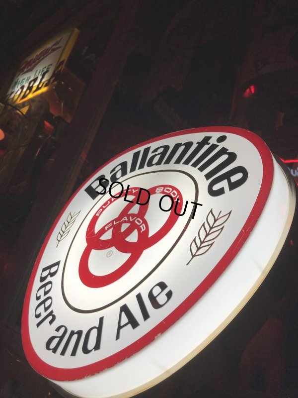 画像19: 60s Vintage BALLANTINE Beer and Ale Lighted Sign (A521) 