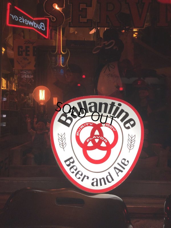 画像1: 60s Vintage BALLANTINE Beer and Ale Lighted Sign (A521) 