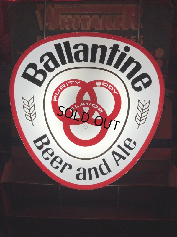 画像24: 60s Vintage BALLANTINE Beer and Ale Lighted Sign (A521) 