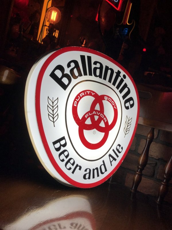 画像17: 60s Vintage BALLANTINE Beer and Ale Lighted Sign (A521) 