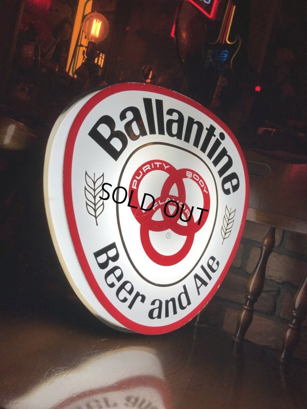 画像17: 60s Vintage BALLANTINE Beer and Ale Lighted Sign (A521) 
