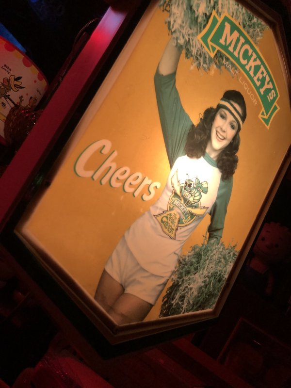 画像18: 80s Vintage Mickeys Fine Malt Liquor Lighted Beer Store Display Sign Cheers (A522) 