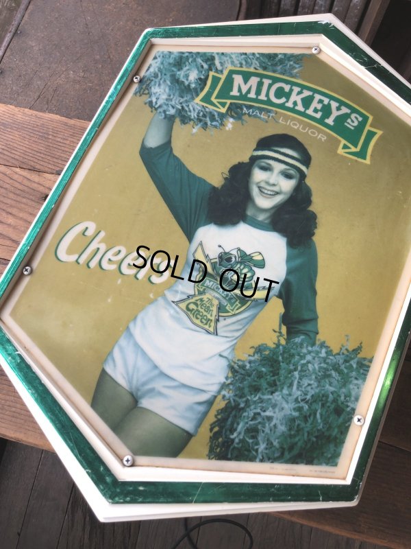 画像7: 80s Vintage Mickeys Fine Malt Liquor Lighted Beer Store Display Sign Cheers (A522) 