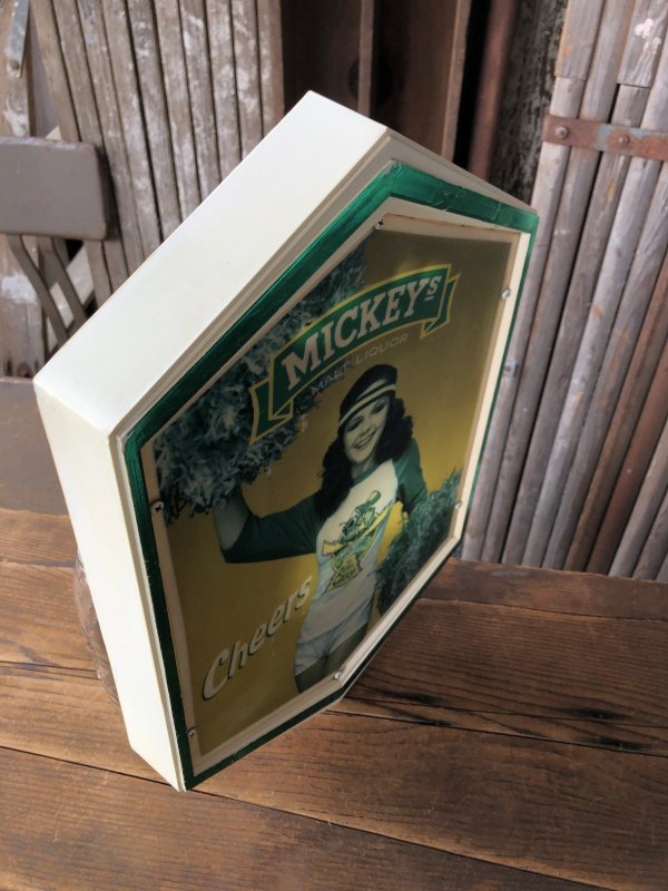画像5: 80s Vintage Mickeys Fine Malt Liquor Lighted Beer Store Display Sign Cheers (A522) 
