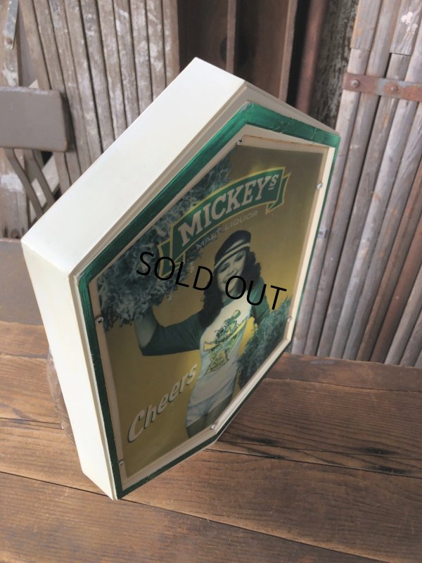 画像5: 80s Vintage Mickeys Fine Malt Liquor Lighted Beer Store Display Sign Cheers (A522) 