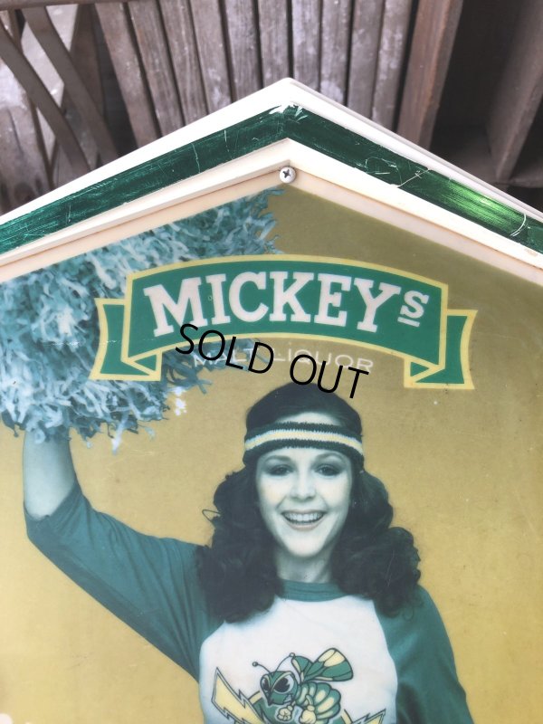 画像9: 80s Vintage Mickeys Fine Malt Liquor Lighted Beer Store Display Sign Cheers (A522) 