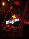 画像18: 80s Vintage Miller Brewing Co MAGNUM Malt Liquor Beer Lighted Store Display Sign (A523)  (18)